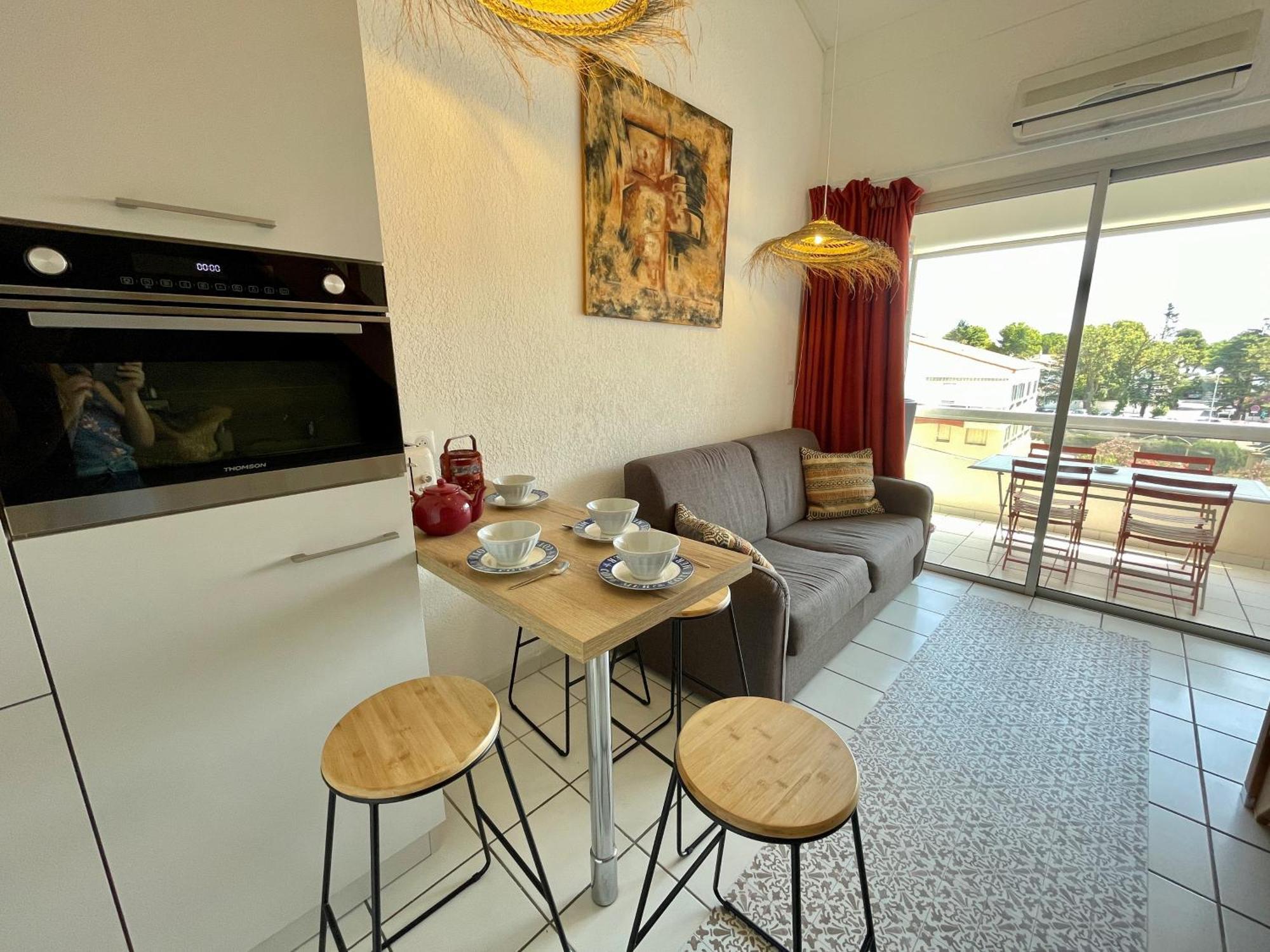 Ferienwohnung Golfes Clairs - Duplex Climatise - Wifi Argelès-sur-Mer Exterior foto